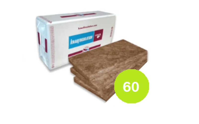 MW 35 Minerale Wol 1200x600x60mm 12pl./pak Rd:1.70 (=8.64 m²)