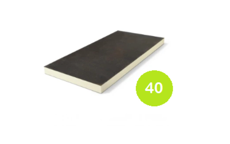UTHERM Roof PIR Bitumen 1200x600x40mm Rd:1.45 12pl/pak (=8,64 m²)