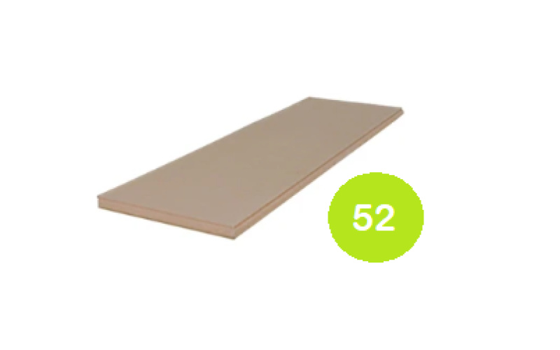 Isolair houtvezelplaat 2500x770x52mm Rd: 1,15(=1,93m2)