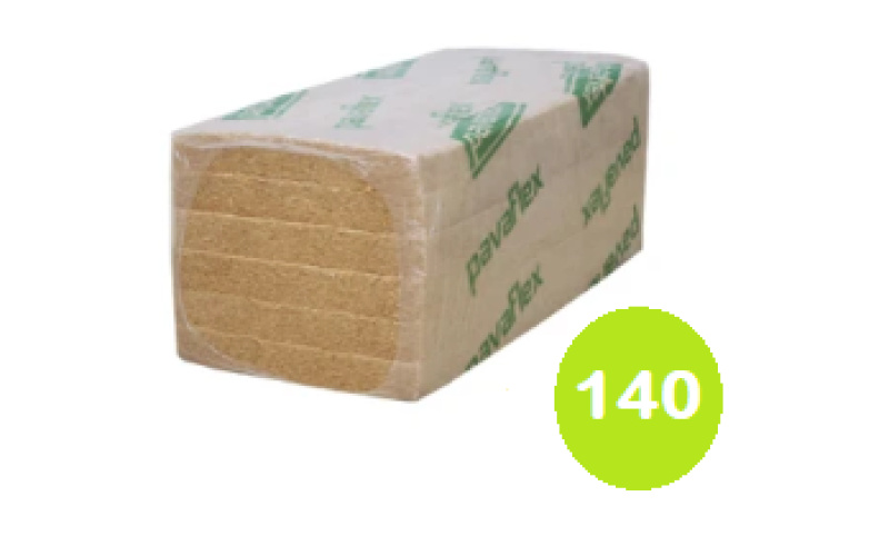 Pavaflex houtvezelplaat 1220x575x140mm Rd:3.65 4pl/pak (=2,81 m2)