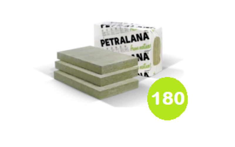 Petralight Plus steenwolplaat 1000x600x180mm Rd:5,14 3pl/pak (=1,8 m2)