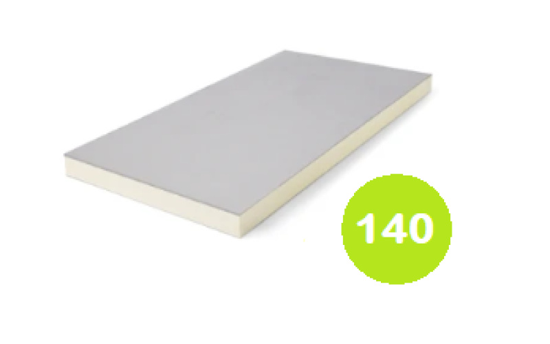 PIR + Gips RK 1200x600x140+9,5mm Rd:6.36 (=0,72 m²)
