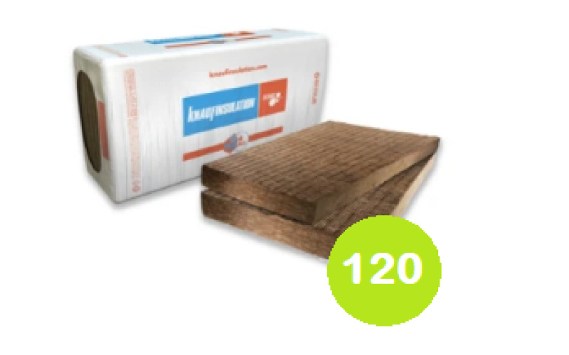 Rock4All Steenwolplaat 1200x600x120mm Rd:3.40 4pl/pak (=2,88 m²)