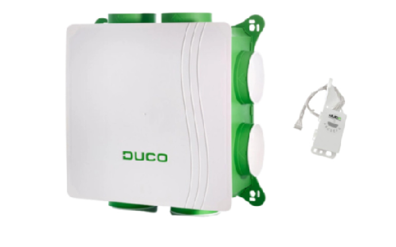 DucoBox Silent All-in-one RH | vocht boxsensor | randaarde stekker 