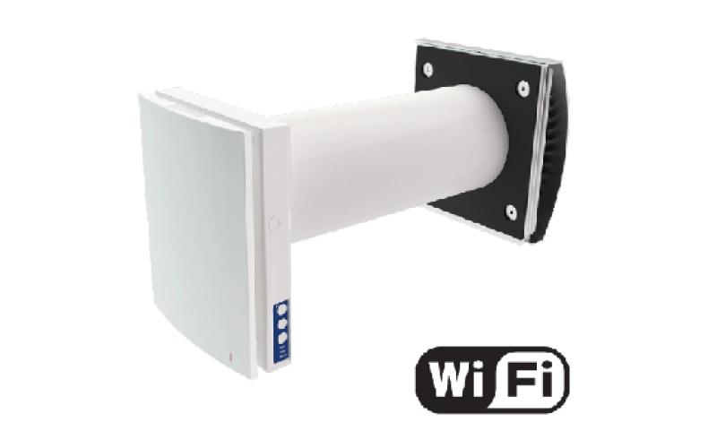 Blauberg VENTO Expert A50-1 WTW unit (WarmteTerugWinning) - WIFI - drie standen - 50 m3/h